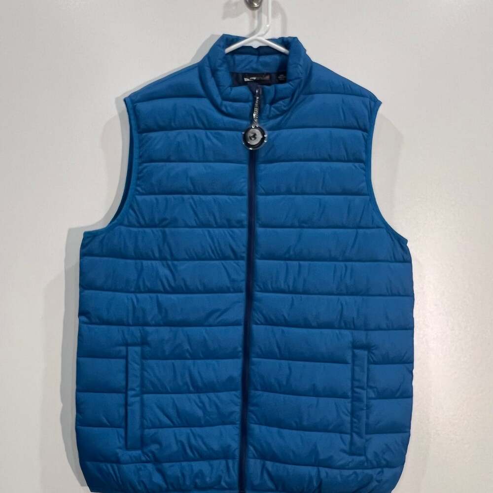 Swiss Tech Men's Blue Puffer Vest